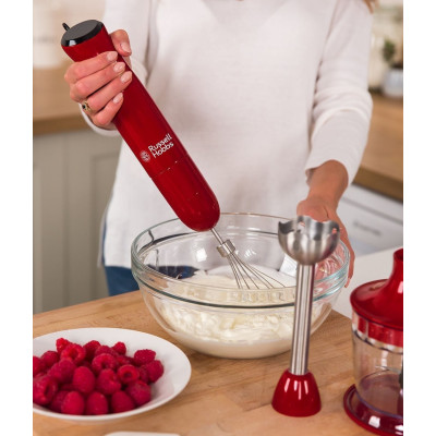 Блендер Russell Hobbs заглибний Desire 500Вт, 2в1, чаша-500мл, червоний