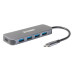 D-Link USB-Концентратор DUB-2340 3xUSB3.0, 1xUSB3.0 (Швидка зарядка), 1xUSB-C/PD, USB-C