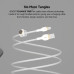 Belkin Кабель USB-A - Lightning плетений, силіконовий, з ремінцем на магніті, 1м, білий Belkin Кабель USB-A - Lightning плетений, силіконовий, з ремінцем на магніті, 1м, білий