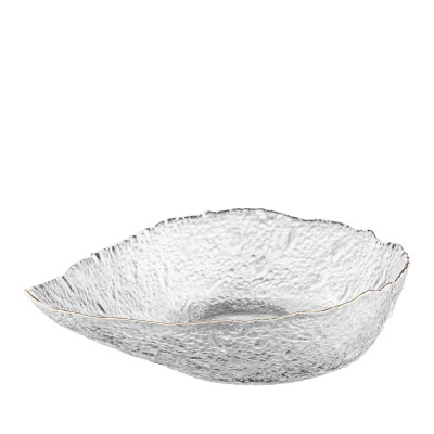 ARDESTO Салатник Leaf, 21.5см, скло, прозорий ARDESTO Салатник Leaf, 21.5см, скло, прозорий