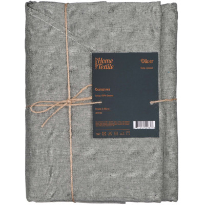 Скатертина ARDESTO Oliver, 200см, 100% бавовна, зелений