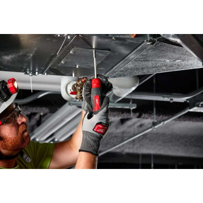 Викрутка Milwaukee, 14 насадок, руків'я двокомпонентне, Hex, PH, SL, PZ, Torx, сталь CrV