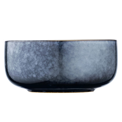 ARDESTO Салатник Andria, 750мл, 15.1см, кераміка, синьо-сірий ARDESTO Салатник Andria, 750мл, 15.1см, кераміка, синьо-сірий