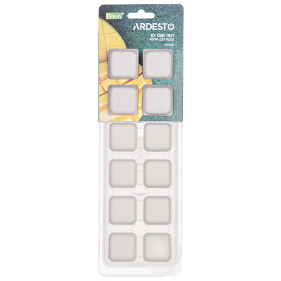 Форма для льоду з кришкою ARDESTO Fresh, 26х9.5х3.5см, силікон, пластик, бежевий Форма для льоду з кришкою ARDESTO Fresh, 26х9.5х3.5см, силікон, пластик, бежевий