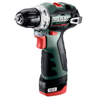 Шурупокрут-дриль акумуляторний Metabo PowerMaxx BS BL 12В 2х2.0А·год 20·38Нм 0-400·0-1500об/хв 0.8кг