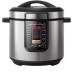 Мультиварка Philips Viva Collection 1300Вт, чаша-6л, електр. керування , 15 авто. программ, нержав.сталь, платик, чорний (HD2237/41)