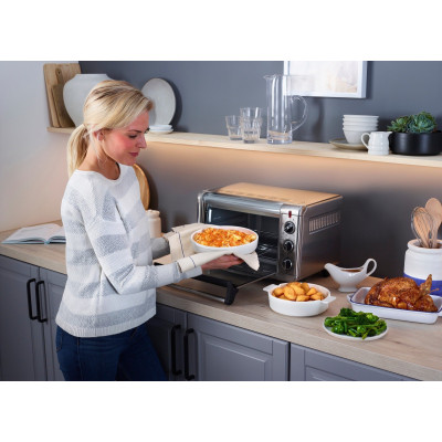 Піч електрична Russell Hobbs Air Fry Mini Oven, 12.6л, 1500Вт, механіч., гриль, конвенція, сіра Піч електрична Russell Hobbs Air Fry Mini Oven, 12.6л, 1500Вт, механіч., гриль, конвенція, сіра