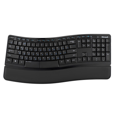 Комплект клавіатура та миша Microsoft Comfort Desktop Sculp WL, EN/UK/RU, чорний