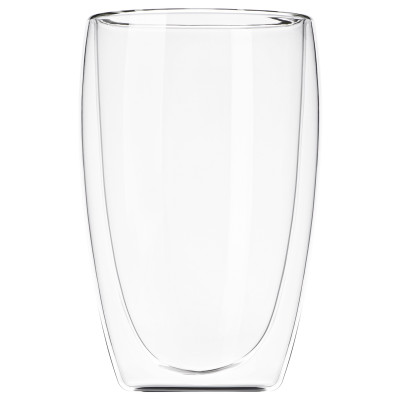 ARDESTO Набір чашок із подвійними стінками, 400 мл,  H 13,5 см, 2 шт, боросилікатне скло