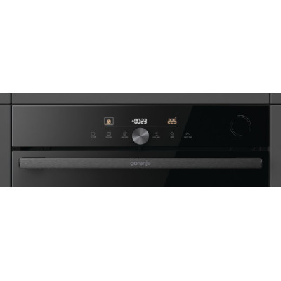 Духова шафа Gorenje електрична, 77л, A+, пара, дисплей, Wi-Fi, чорний (BSA6747DGWI)