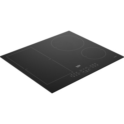 Варочная поверхность Beko индукционная, 60см, расширенная зона, черный (HII64200FMT)