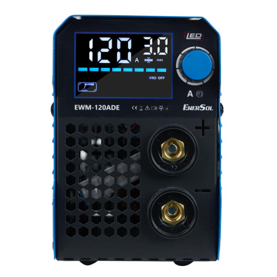 Зварювальний апарат інверторний EnerSol EWM-120ADE 20-120А 5.1кВт 160-260В 2.9кг Зварювальний апарат інверторний EnerSol EWM-120ADE 20-120А 5.1кВт 160-260В 2.9кг