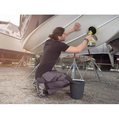 Щітка акумуляторна Ryobi ONE+ R18CPS-0 18В диск 15см 210об·хв IPX7 1.2кг без АКБ та ЗП