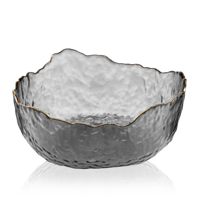 ARDESTO Салатник Bell, 16.5см, скло, сірий