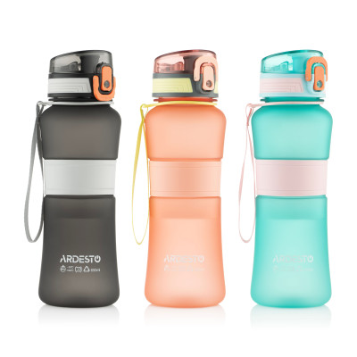 Пляшка для води ARDESTO Balance 650мл, пластик, червоний Пляшка для води ARDESTO Balance 650мл, пластик, червоний