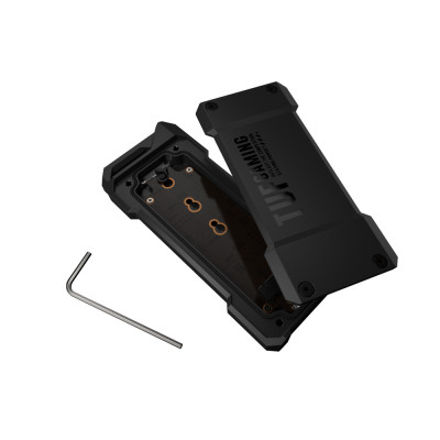 Портативный корпус ASUS для SSD TUF GAMING A1 ESD-T1A/BLK/G/AS SATA M.2 2242/2260/2280 USB Type-C 3.2 Gen 2x1 (90DD02N0-M09000)