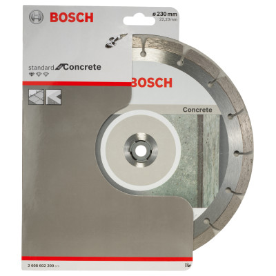 Диск алмазний Bosch Professional Standard for Concrete, 230х22.23мм, по бетону