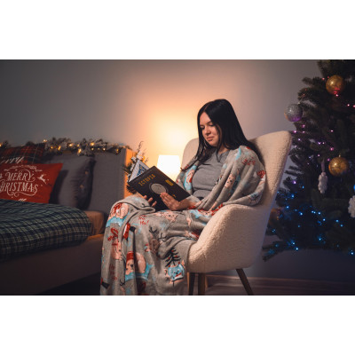 Плед ARDESTO Flannel 160х200см, 100% поліестер, різдвяні котики Плед ARDESTO Flannel 160х200см, 100% поліестер, різдвяні котики