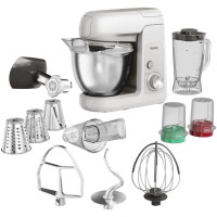 Кухонна машина Tefal Bake Partner 1100Вт, чаша-метал, корпус-пластик, насадок-8, білий Кухонна машина Tefal Bake Partner 1100Вт, чаша-метал, корпус-пластик, насадок-8, білий