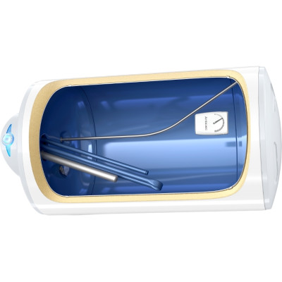 Водонагрівач електр. TESY Anticalc REV 100 круглий GCR 1004424D B14 TBRC, 100л, 2,4кВт, сухий тен, ун. монтаж, мех. кер-ння, C, білий