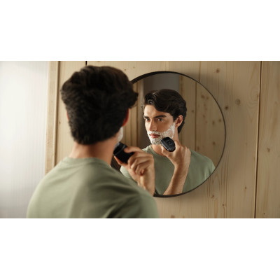 Бритва електр. Philips роторна Shaver 500 Series,  бритв.головок-2, Li-Ion, сух.+волог., дорожн.футляр, чорний