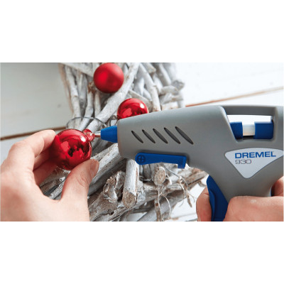Пістолет клейовий Dremel GlueGun 930 стрижні 7мм 105-165° 0.2кг