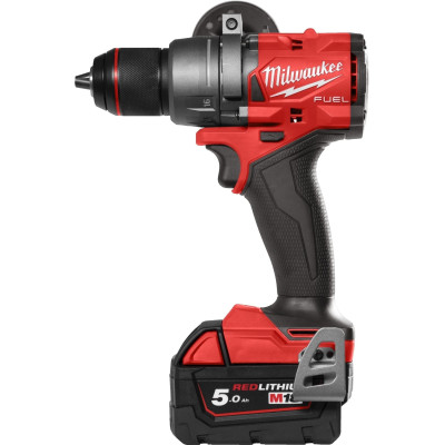 Набір із двох акумуляторних інструментів Milwaukee M18 M18FPP2A3-502X шурупокрут-дриль M18 FPD3-0X гвинтоверт ударний M18 FID3-0X акб М18 1х5А·год ЗП M12-18FC TURBO кейс