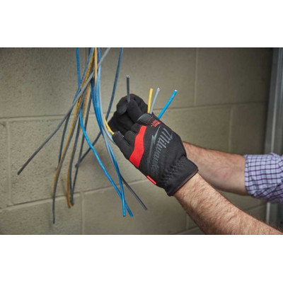 Рукавички робочіMilwaukee Free-Flex, поліуретан/спандекс/поліестер, р.11/XXL, чорні Рукавички робочіMilwaukee Free-Flex, поліуретан/спандекс/поліестер, р.11/XXL, чорні