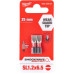 Біти Milwaukee Shockwave, SL1,2x6,5х25мм, набір 2шт