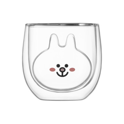 ARDESTO Набір чашок Animals з подвійними стінками, 300 мл, 2 од., боросилікатне скло ARDESTO Набір чашок Animals з подвійними стінками, 300 мл, 2 од., боросилікатне скло