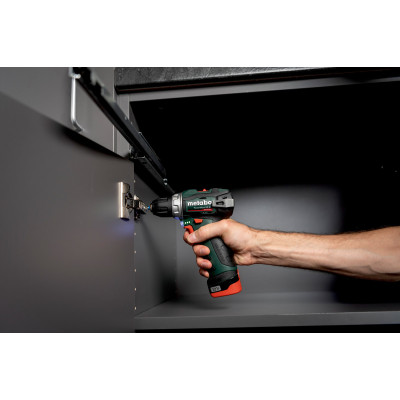 Шурупокрут-дриль акумуляторний Metabo PowerMaxx BS BL 12В 2х2.0А·год 20·38Нм 0-400·0-1500об/хв 0.8кг