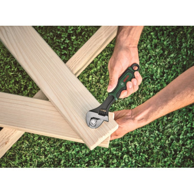 Ключ розвідний Bosch, робочий діапазон 0-32мм, 208мм, CrV