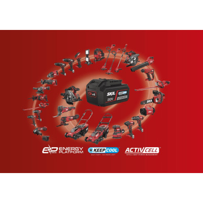 Набір акумулятора та зарядного пристрою SKIL 3111 AA 20В ЗП 6А 1х4А·год 1.46кг Набір акумулятора та зарядного пристрою SKIL 3111 AA 20В ЗП 6А 1х4А·год 1.46кг