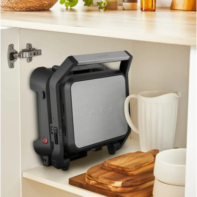 Гриль Tefal прижимний SuperGrill 4in1 2000Вт, темп. режимів-3, з`ємні пластини, метал