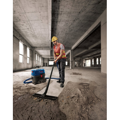 Пылесос профессиональный Bosch GAS 12-25 PL, 1350Вт, 200мБар, контейнер 25л, НЕРА Н13, 9кг