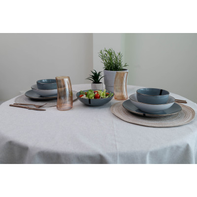 ARDESTO Тарілка обідня Bagheria, 26 см, Grey, кераміка