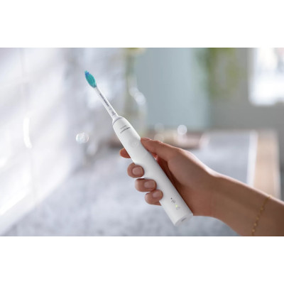 Щітка зубна електр. Philips, Sonicare 3100 Series, 31т. колив/хв, насадок-1, білий