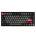Клавіатура механічна Lemokey  P1 Pro 84Key, Keychron Super Banana, WL/BT/USB-A, QMK/VIA, Hot-Swap, EN/UKR, RGB,  Knob, Carbon Black