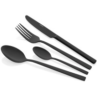 ARDESTO Набір столових приборів Black Mars Favola 4 пр., чорний, нержавіюча сталь ARDESTO Набір столових приборів Black Mars Favola 4 пр., чорний, нержавіюча сталь