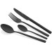 ARDESTO Набір столових приборів Black Mars Favola 4 пр., чорний, нержавіюча сталь
