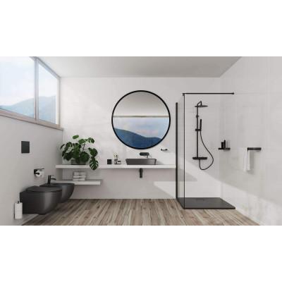 Полиця Deante Mokko пласка, чорна