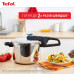 Tefal Скороварка Secure Trendy, 4л, з паровим кошиком, нержавіюча сталь, пластик