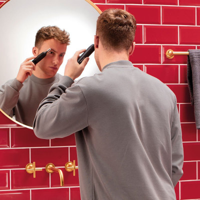 Тример Remington Trim & Fit, ААх1, вібраційний мотор, насадок-3, чохол, титан.напил., чорний