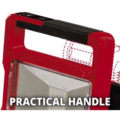 Прожектор Einhell TE-CL 18/2000 LiAC - Solo PXC, 2000лм, 18В, 5700К, 20 LED, 18/220В, 1.23кг без АКБ і ЗП Прожектор Einhell TE-CL 18/2000 LiAC - Solo PXC, 2000лм, 18В, 5700К, 20 LED, 18/220В, 1.23кг без АКБ і ЗП