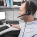 Гарнитура компьютерная стерео On-Ear Koss CS200, USB, Uni Mic, 2.4м, Черный