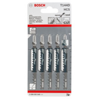 Bosch Полотно пиляльне для електролобзика по дереву T144D, 4-5.2х100мм, 5шт Bosch Полотно пиляльне для електролобзика по дереву T144D, 4-5.2х100мм, 5шт
