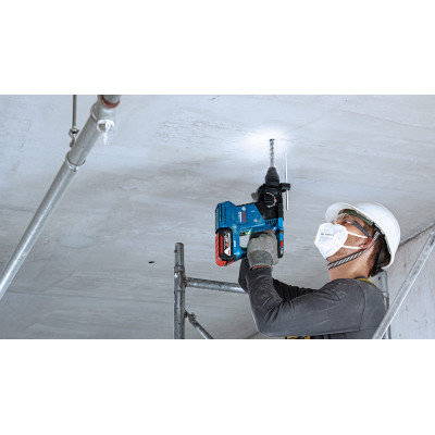 Bosch Перфоратор GBH 187-LI Professional акумуляторний, 2*18 В 5 Аг, SDS-Plus, 2.4 Дж, 980 об/хв, кейс, 2.9 кг