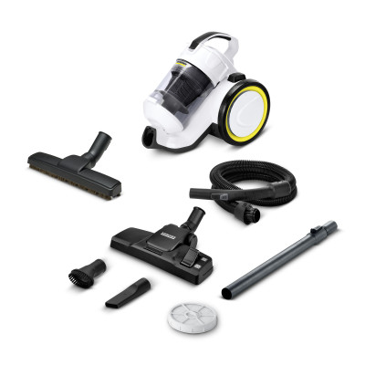 Karcher Пилосос контейнерний VC 3 Plus Premium, 1600Вт, конт пил -0.9л, вага-4.4кг, HEPA 13, білий Karcher Пилосос контейнерний VC 3 Plus Premium, 1600Вт, конт пил -0.9л, вага-4.4кг, HEPA 13, білий