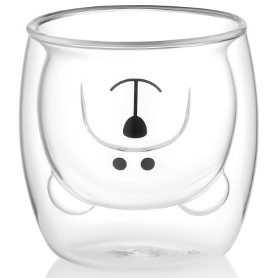 Набір чашок з подвійними стінками Ardesto Animals, 250мл, 2шт, боросилікатне скло, прозорий Набір чашок з подвійними стінками Ardesto Animals, 250мл, 2шт, боросилікатне скло, прозорий