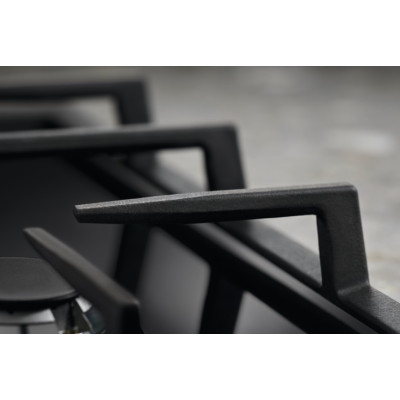 Варильна поверхня Electrolux газова на склі, 75см, чавун, чорний Варильна поверхня Electrolux газова на склі, 75см, чавун, чорний